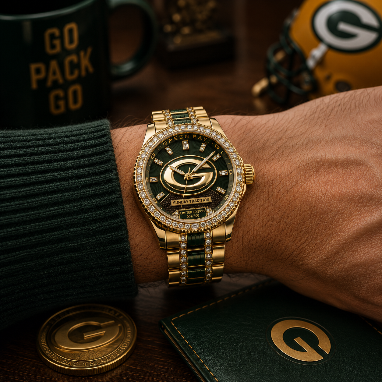 Green Gold Legacy Stainless Steel Watch - Limited Fan Edition TB0508