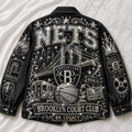 Brooklyn Court Club Basketball Fan Oversized Denim Jacket – Collector Edition BCCB04